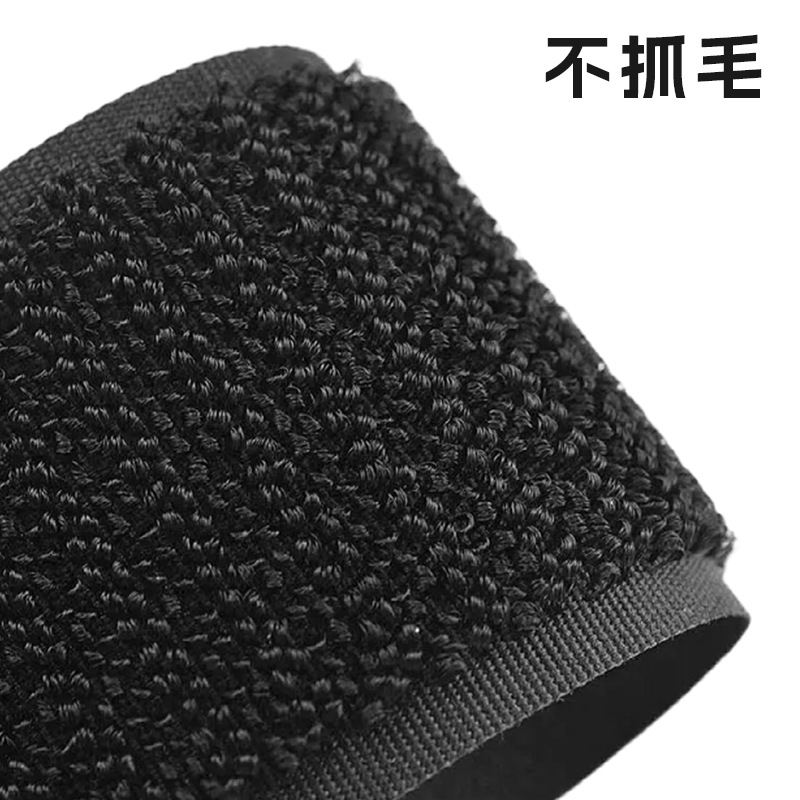 Blanco y negro Grado A no rascar velcro especial para bebé blando puño ropa pegada velcro gancho inyección de nylon