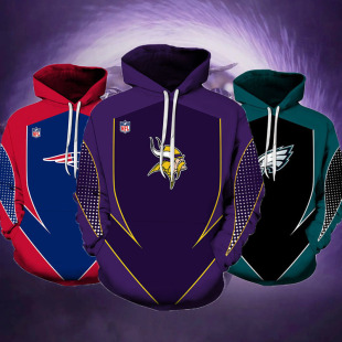 Cross-border foreign trade new European and American NFL football team men's fashion sports fashion 3d digital printing flower head cover bathroom