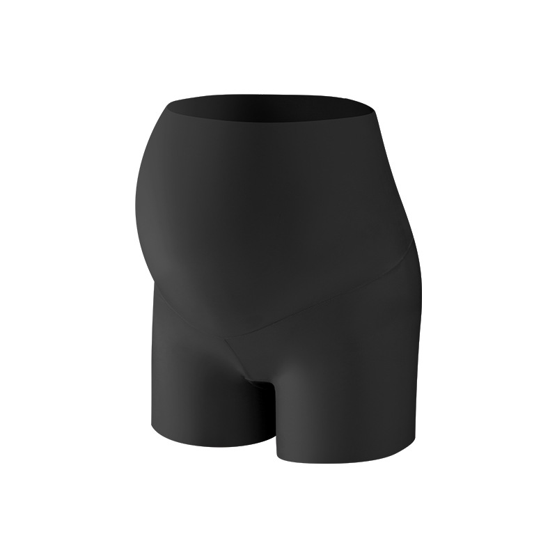 Pantalones de seguridad para mujeres embarazadas, seda de hielo suelta, leggings súper finos de verano, pantalones cortos antideslumbrantes, cintura alta, talla grande, refrescante