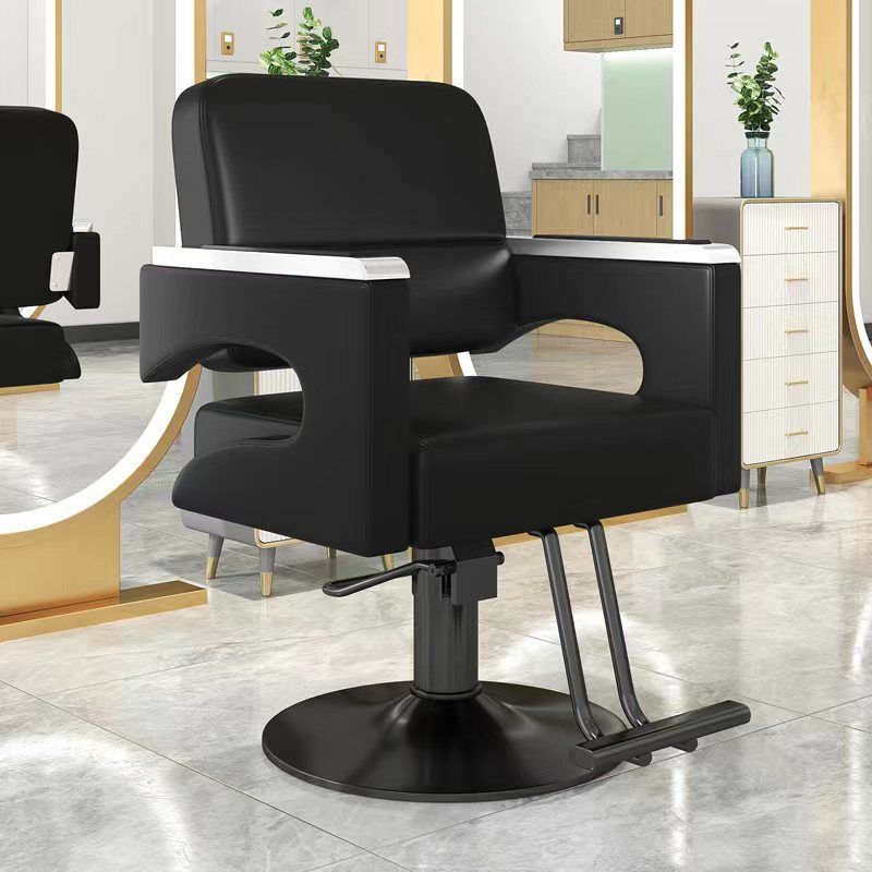 Barbería red salón especial silla de corte de pelo silla de corte de pelo red salón de peluquería silla de elevación