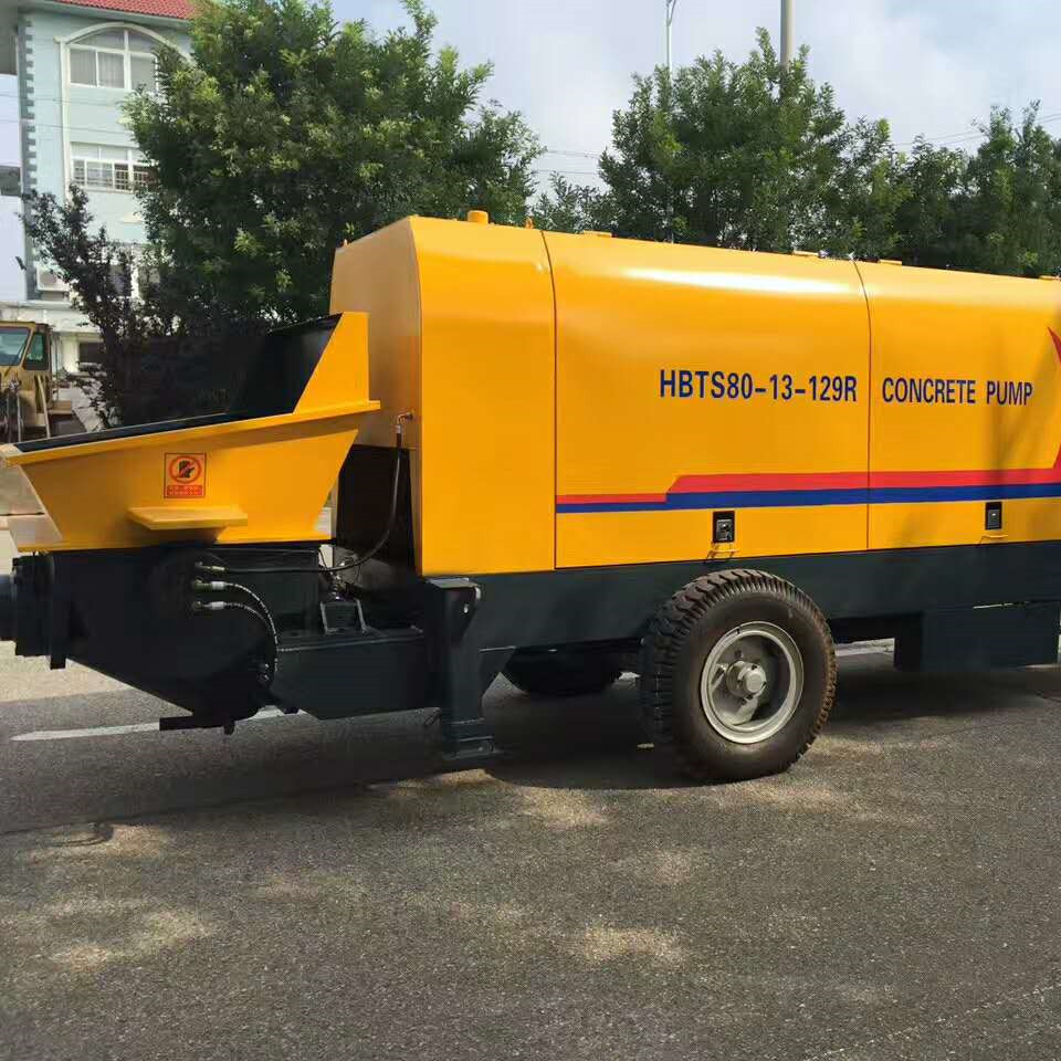 制梁混凝土泵 大型柴油机拖泵 高压泵 动力强 80和90柴油拖泵