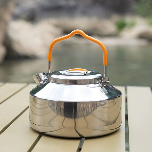 Amazon's best selling stainless steel outdoor kettle, coffee pot, camping teapot, portable outdoor camping boiling water