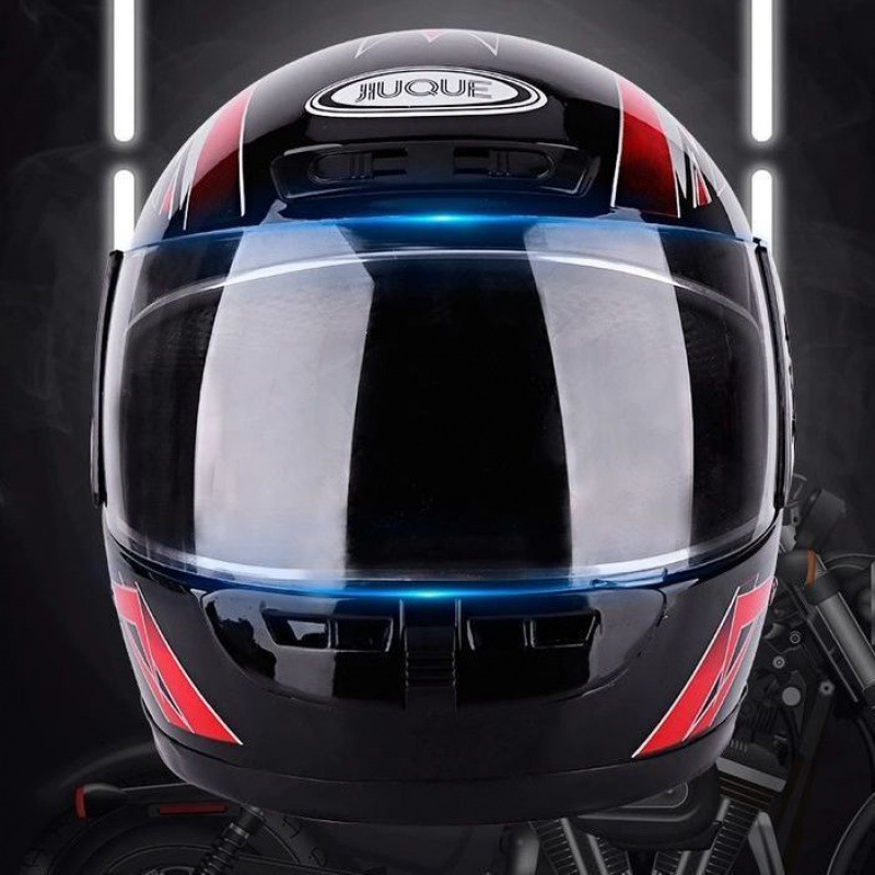 Casco de invierno para automóviles eléctricos para hombres y mujeres en todas las estaciones de otoño y invierno caliente medio casco de seguridad casco completo anti-neblame