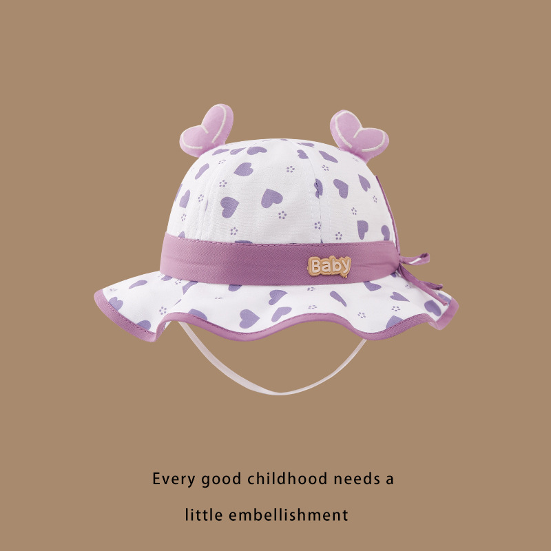 Sombreros para bebés primavera y otoño nuevo bebé mujer arco sombrero pescador princesa coreana ajustable sombrero de neumáticos retro