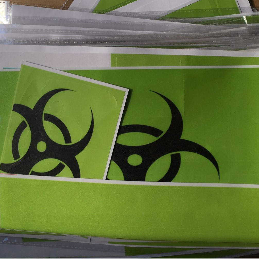 Xbox una película inconsútil Pegatinas personalizadas en stock piel pegatina estera