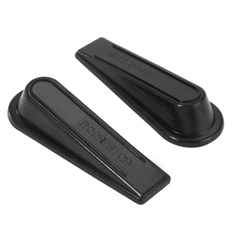 Tapón de puerta de goma a prueba de viento, puerta corrediza a mano, tarjeta de puerta doméstica, puerta de bloqueo, fijación segura, sin perforación, puerta de puerta de pared anticolisión