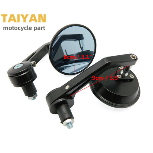 Modified motorcycle mirror, universal for electric bikes and scooters, 22mm full aluminum handlebar mirror, backup mirror