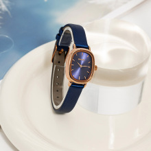 时尚小巧简约椭圆形小表盘女士手表高级感防水皮带休闲气质腕表
