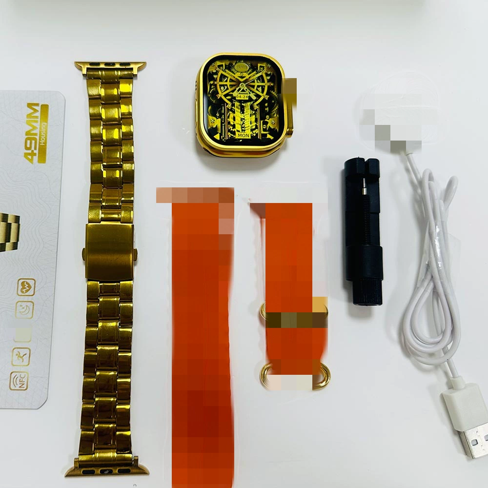 Watch strap, bracelet, gold watch, for import, Z76, 24 carat