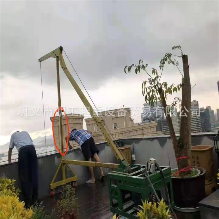 沙发吊机  高空作业吊机  吊装玻璃机  高楼层吊装玻璃设备