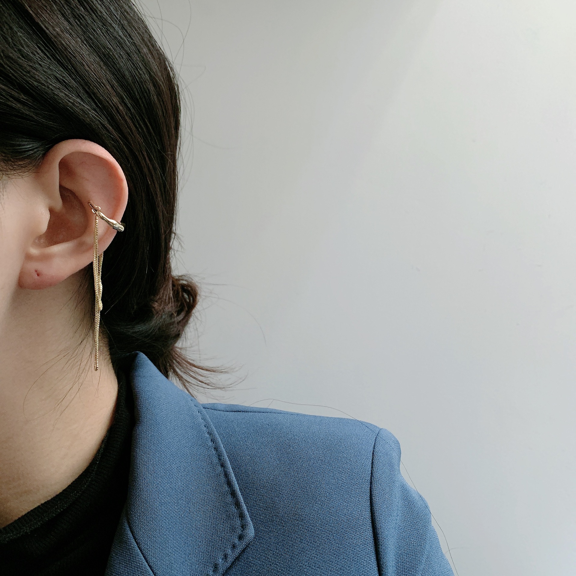 Fashion Simple Irregular Metal Ear Bone Clip display picture 4