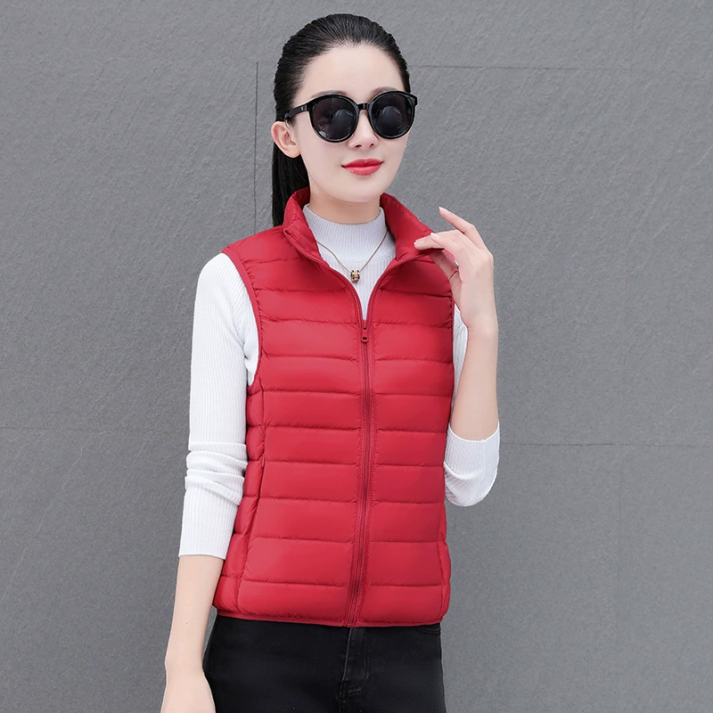 Трансграничный тонкий и легкий модный пуховик можно открыть