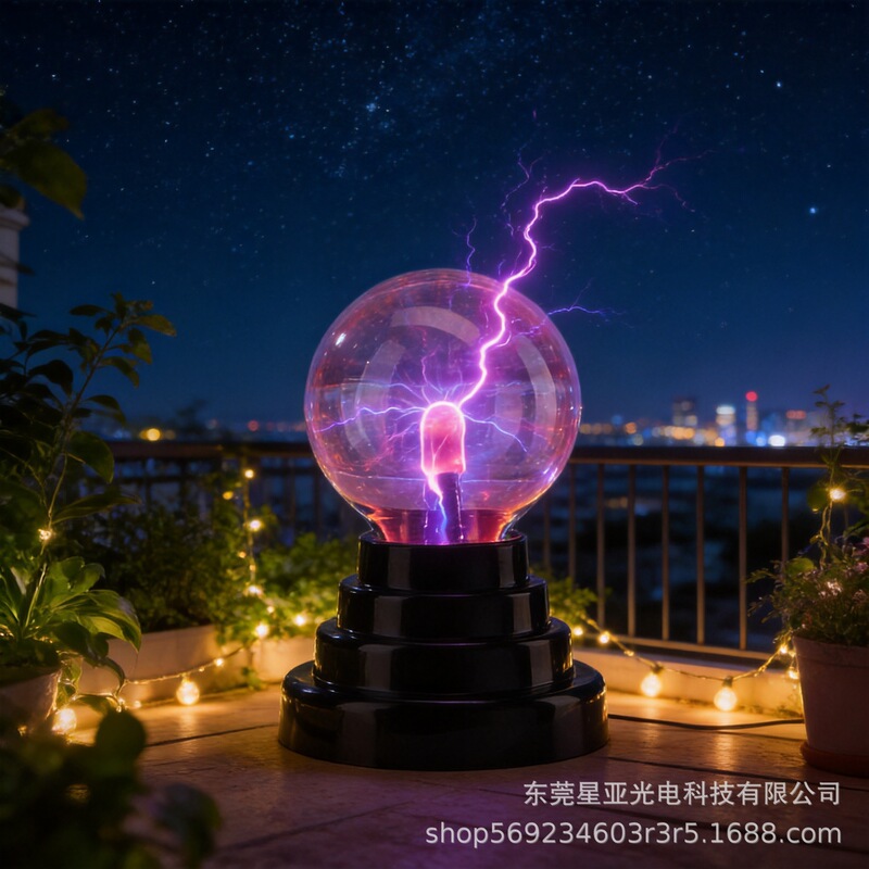 Plasma Ball Lamp, Static Electricity Ball Lamp, Touch-Activated Lightning Plasma, Magic Interaction, Emotional Fun, Science Plasma Ball Lamp, Static Electricity Ball Lamp, Touch-Activated Lightning Plasma, Magic Interaction, Emotional Fun, Science