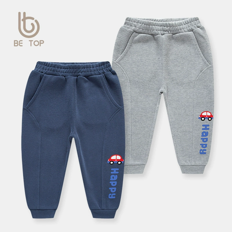 Children's autumn cartoon casual trousers for boys, Korean style, children's clothing, wholesale