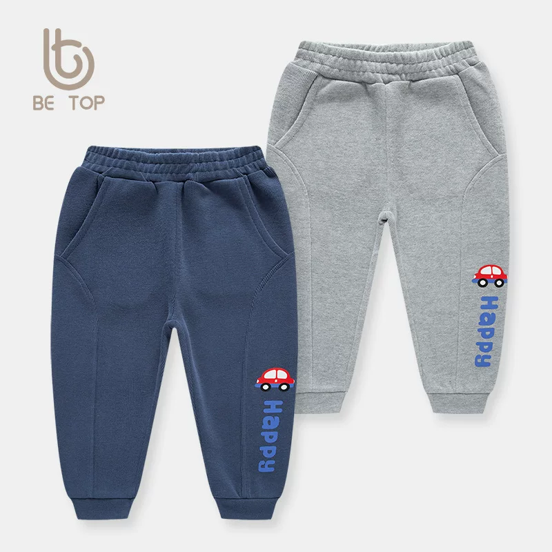 Children's autumn cartoon casual trousers for boys, Korean style, children's clothing, wholesale