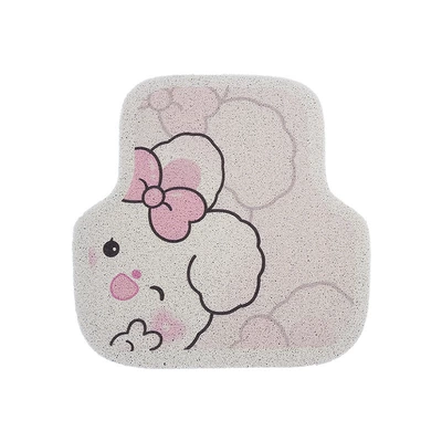 Blue Rain Silk Loop Car Floor Universal Foot Pad - biyetu-foot-mat-back