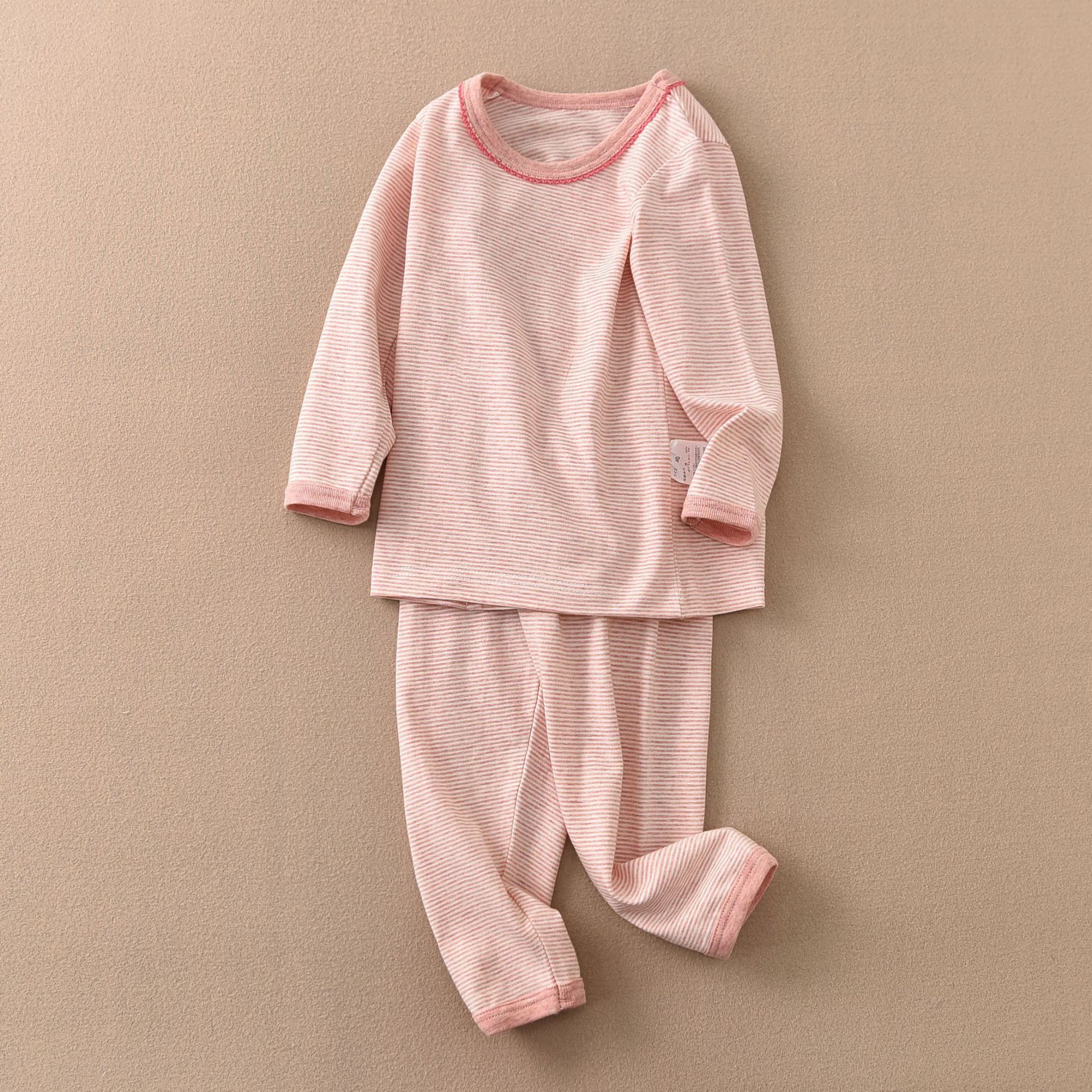 아민 코튼 긴팔 슈트 스몰 체리 스트라이프(1세트)