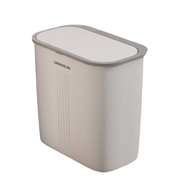 Basura del inodoro doméstico nuevo inodoro con cubierta de gran capacidad sala de estar cocina cubo de hendidura estrecha