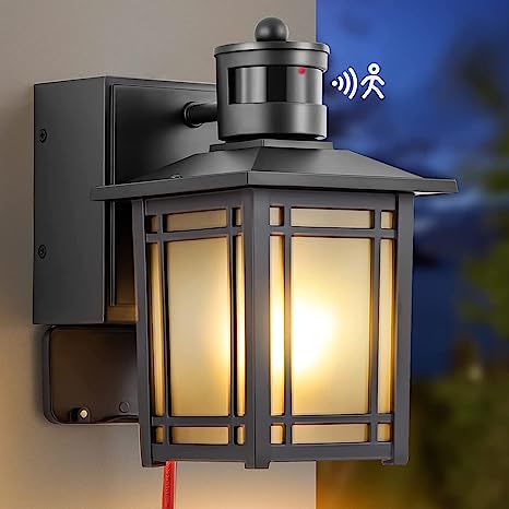 Porch Light Intelligent Outdoor Sensor with GFCI Socket Dusk to Dawn Exterior Wall Lamp 3 Lighting New Porch Light Intelligent Outdoor Sensor with GFCI Socket Dusk to Dawn Exterior Wall Lamp 3 Lighting New