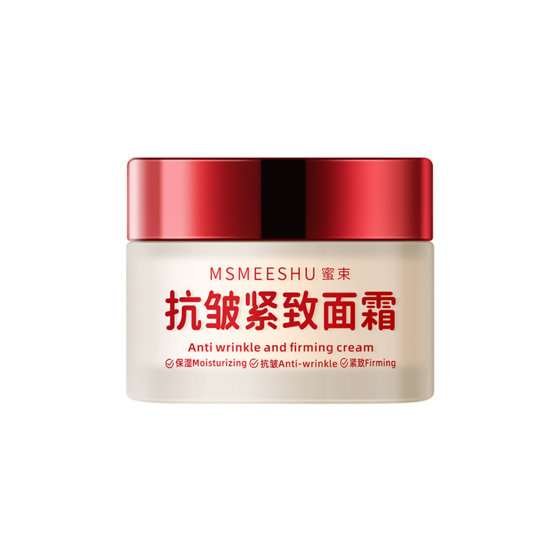 蜜束抗皱紧致面霜滋润保湿淡化细纹改善干燥呵护肌肤细腻盈润水嫩|undefined