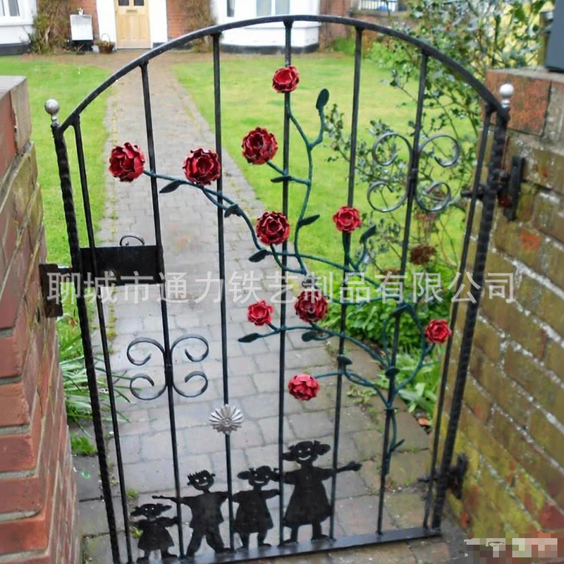 European-Style Wrought Iron Door, Wrought Iron Main Door, Small Iron Door, Villa Door, Courtyard Anti-Theft Door, Garden Entry Double Door European-Style Wrought Iron Door, Wrought Iron Main Door, Small Iron Door, Villa Door, Courtyard Anti-Theft Door, Garden Entry Double Door