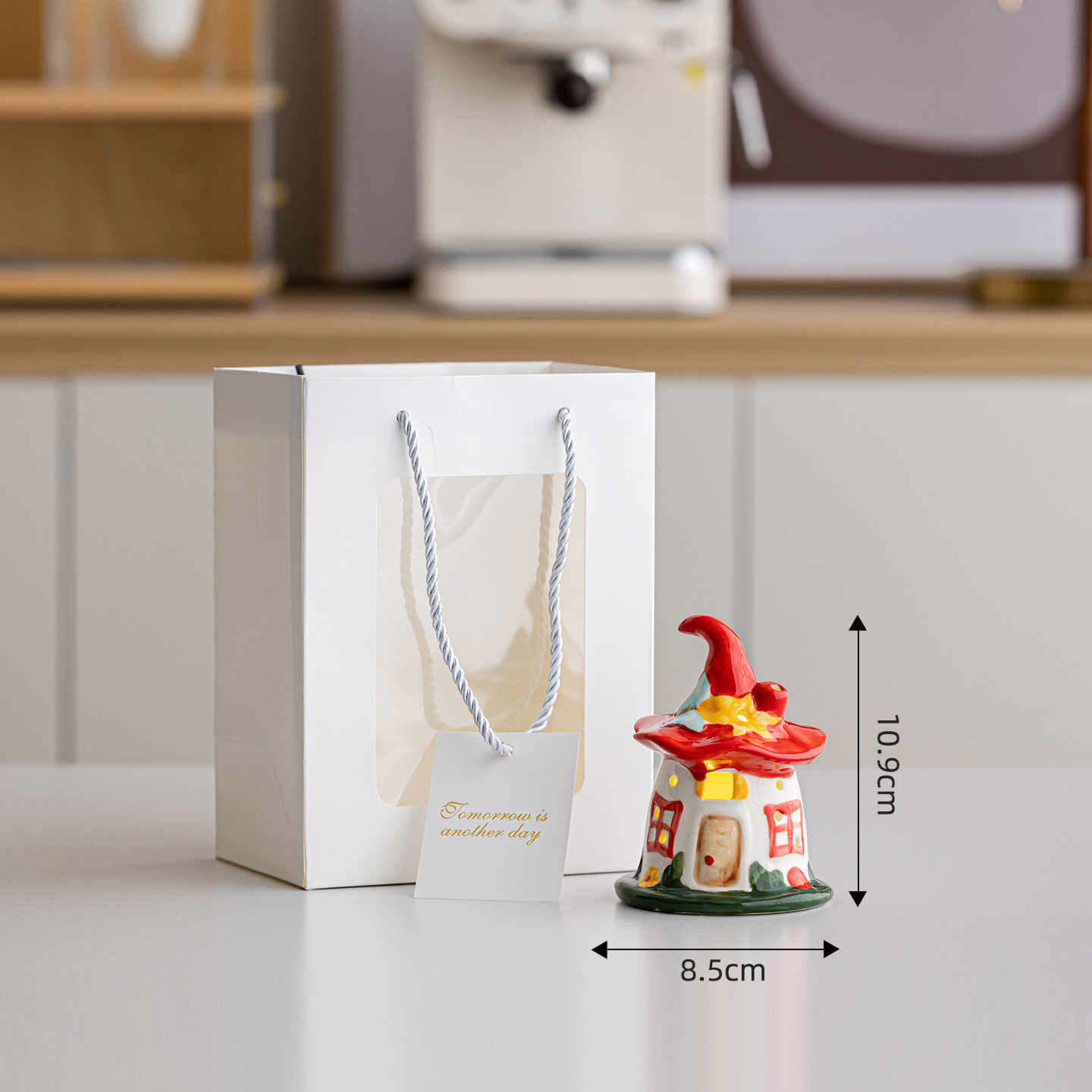 Casa mágica Luz nocturna - Rojo + bolsa de regalo