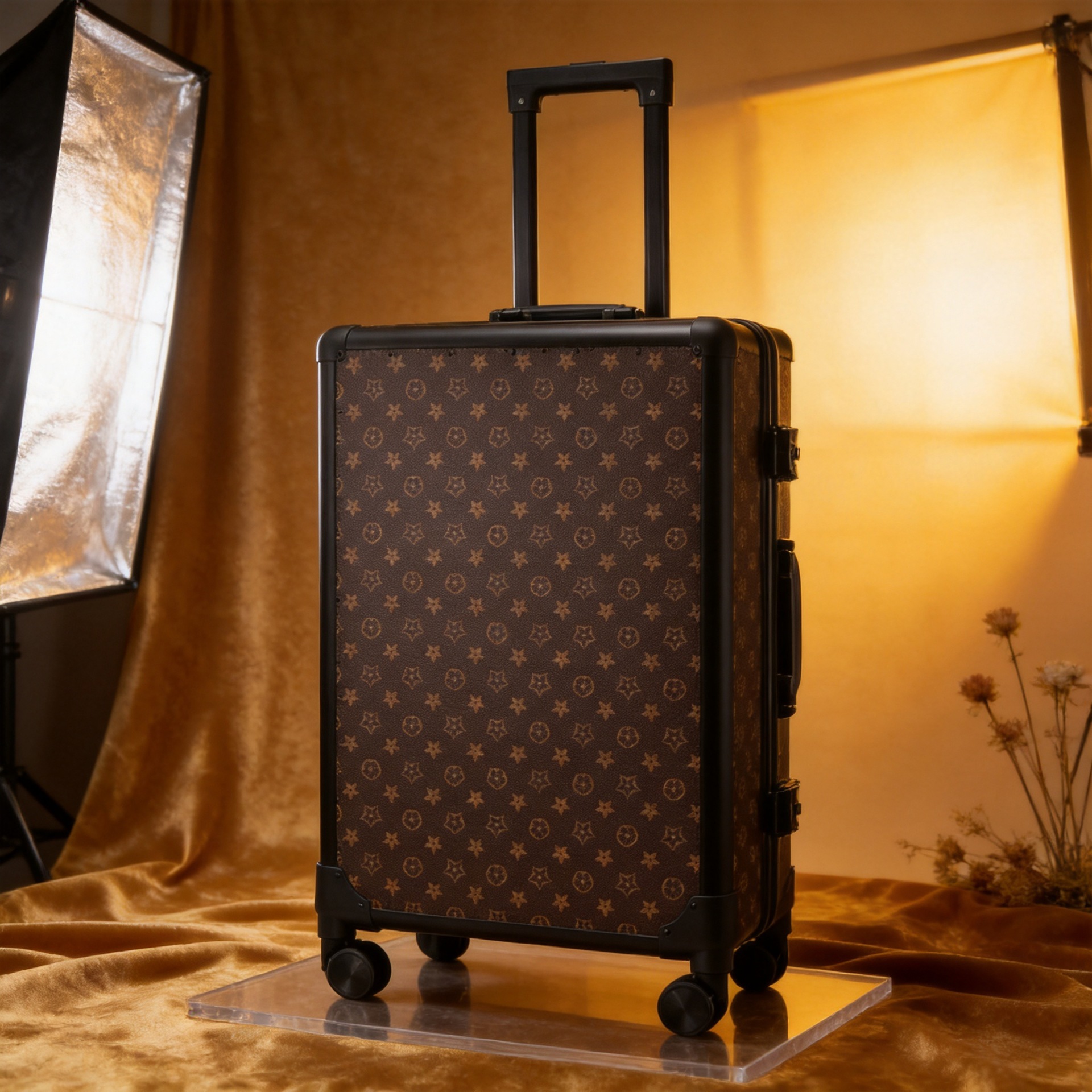 High-End Magnesium Aluminum Alloy Suitcase, Business Trolley Case, Lightweight Universal Wheel, Light Luxury Suitcase, Men's and Women's Silent Wheel