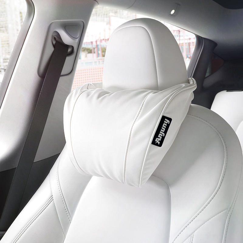 新款专用现做3modelY丫汽车头枕护颈枕车载腰靠枕舒适透气头枕