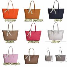 法式时尚流行便利托特包中号水桶单肩包女大容量手提包纯色通勤包