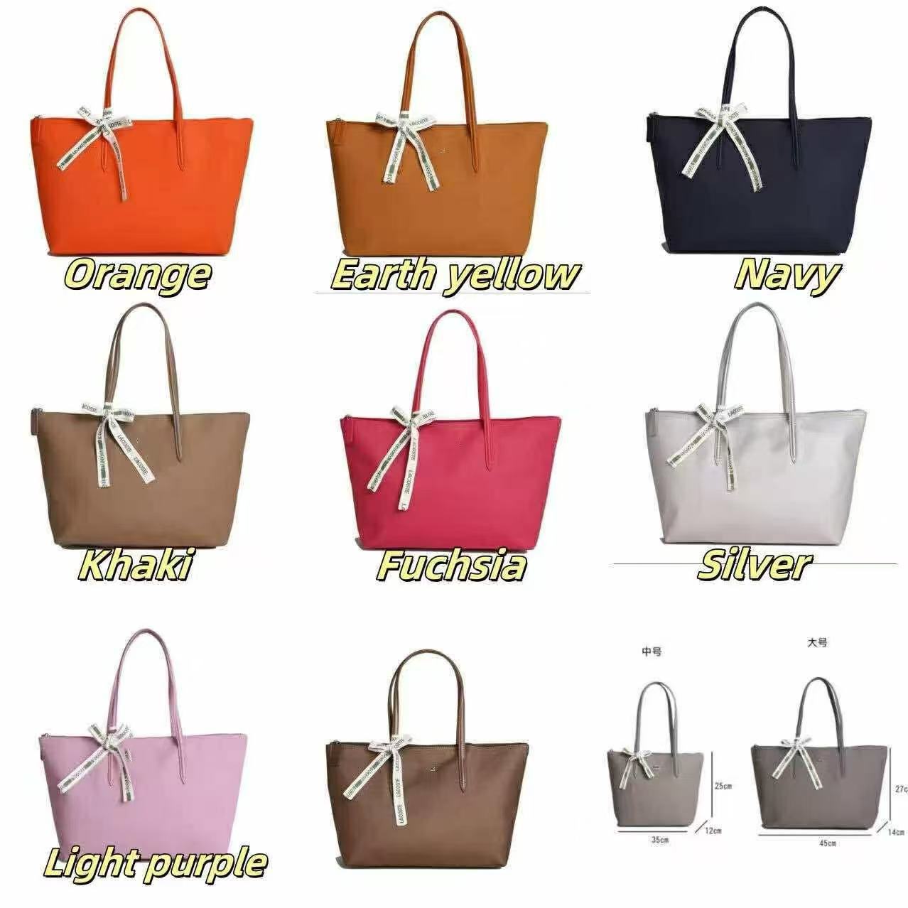 法式时尚流行便利托特包中号水桶单肩包女大容量手提包纯色通勤包