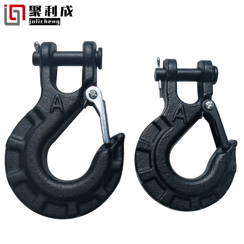 厂家合金钢电动绞盘钩5/16英寸羊角钩越野车救援牵引钩设备吊钩
