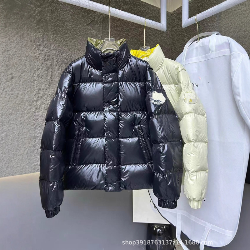 Mengjia 90 Velvet 2025 New Big Label Co-Branded White Duck down Warm Tripiti Short down Jacket