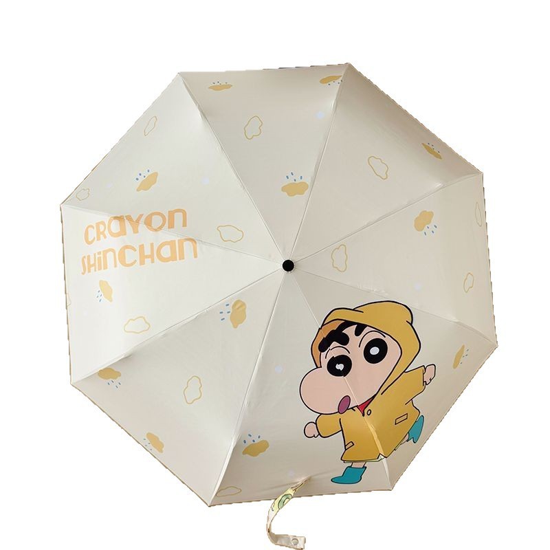 クレヨンしんちゃん晴雨兼用傘ポータブル日よけ傘日焼け止め傘卸売折りたたみ自動傘男の子と女の子用|undefined