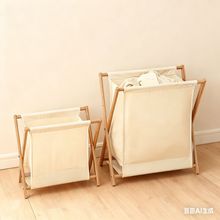 家用X型牛津布防水收纳筐落地架室内衣服脏衣篮洗衣篮收纳可折叠