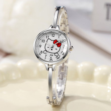 时尚可爱kt猫咪女表儿童女士手表女款电子小学生考试抓娃娃机爆款