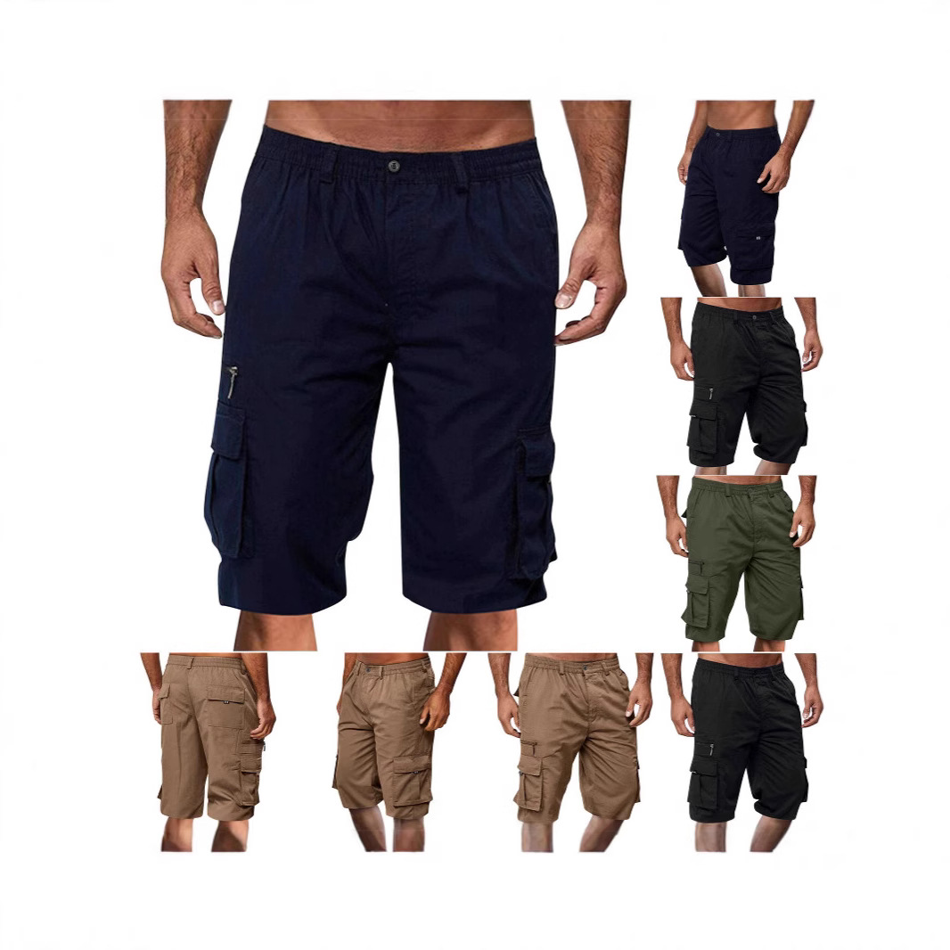 Men's Tooling Shorts Cross-border Casual Sports Multi-pocket Tooling Shorts Loose Men's Outdoor Casual Shorts