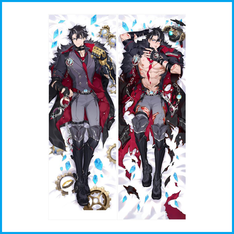 Genshin Impact Coussin Corporel Taille Réelle - Housse de Coussin Anime & Jeu Leosli