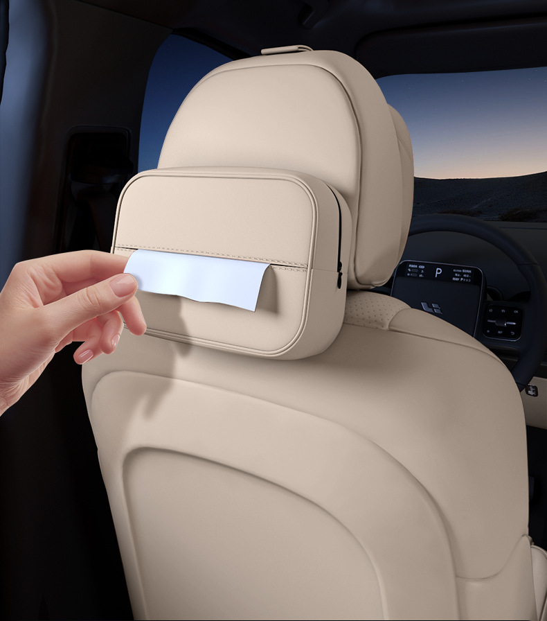 Suitable for Shangjie H5 Tissue Box 25 Car Seat Hanging Car Tissue Box High-End Interior Decoration Supplies