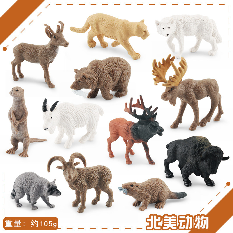 Juguetes Infantiles de Animales Realistas del Zoológico del Tigre, Modelo de Animal, Desarrollo Cognitivo, Ayuda Educativa para Niños y Niñas de 3 Años, Transfronterizo