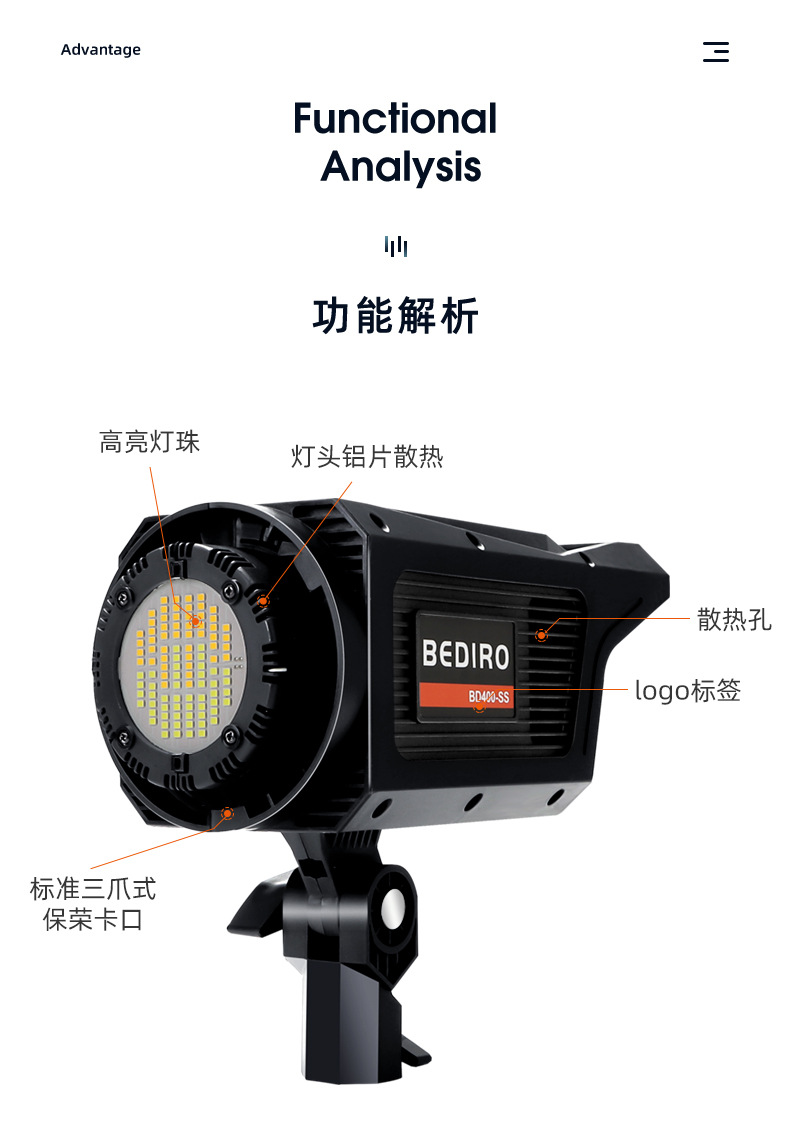 新款柔光摄影补光灯 LED柔光美颜灯室内拍照摄影棚专业补光直播灯