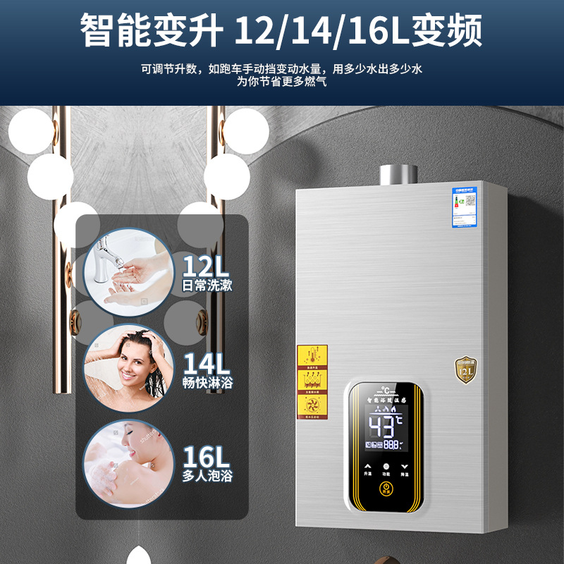 Wholesale Haotai natural gas water heater electric household constant temperature liquefied petroleum gas balanced zero cold water