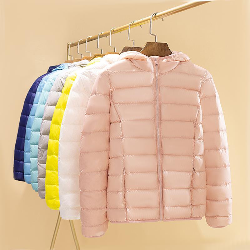 2026 New Women's Lightweight down Jacket Autumn and Winter Casual Work Clothing Warm Loose Short Hooded Plus Size Jacket 2026 New Women's Lightweight down Jacket Autumn and Winter Casual Work Clothing Warm Loose Short Hooded Plus Size Jacket