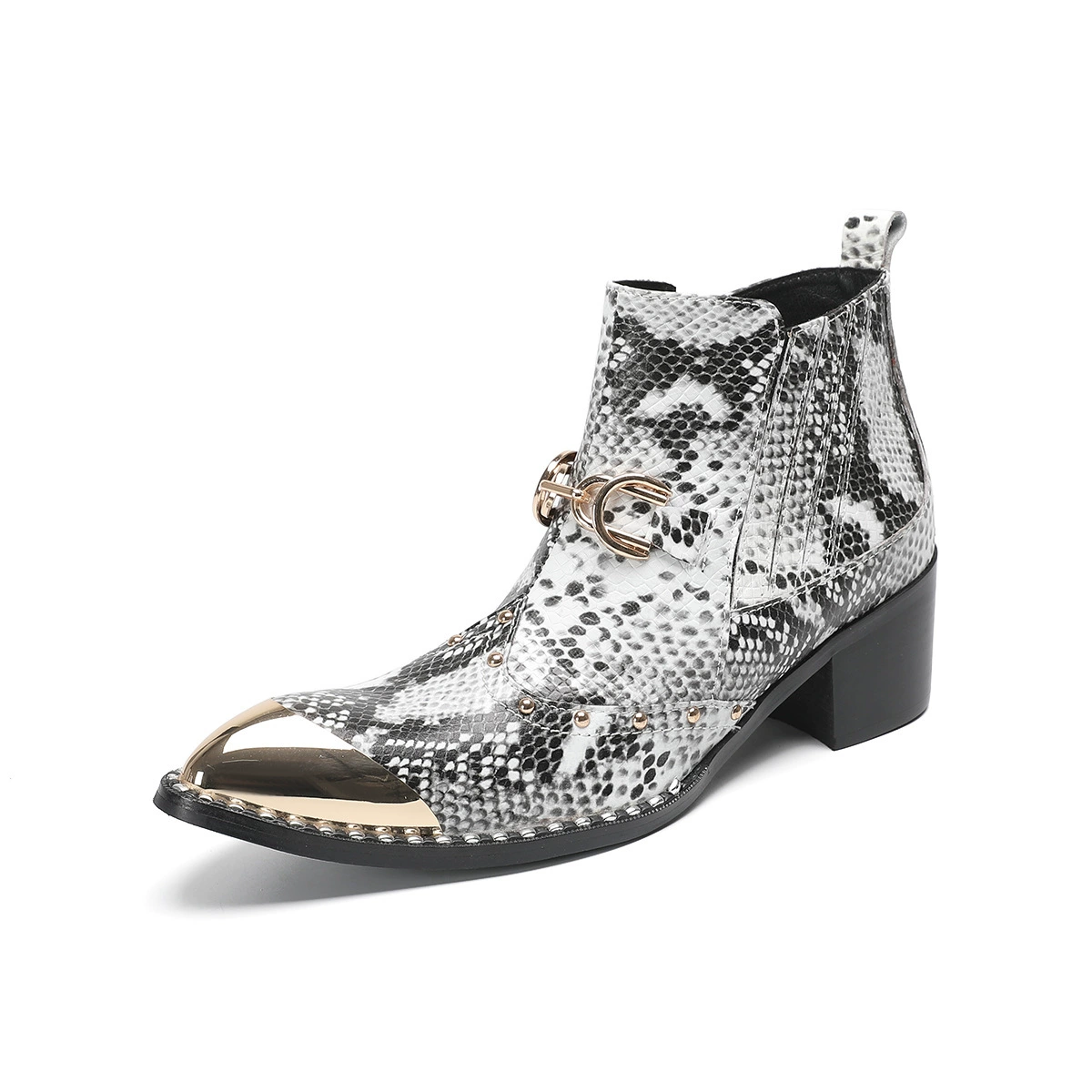 ботинки с коротким острым носком, весенне-летние британские бархатные ботинки челси, мужские простые высокие деловые кожаные туфли из натуральной кожи