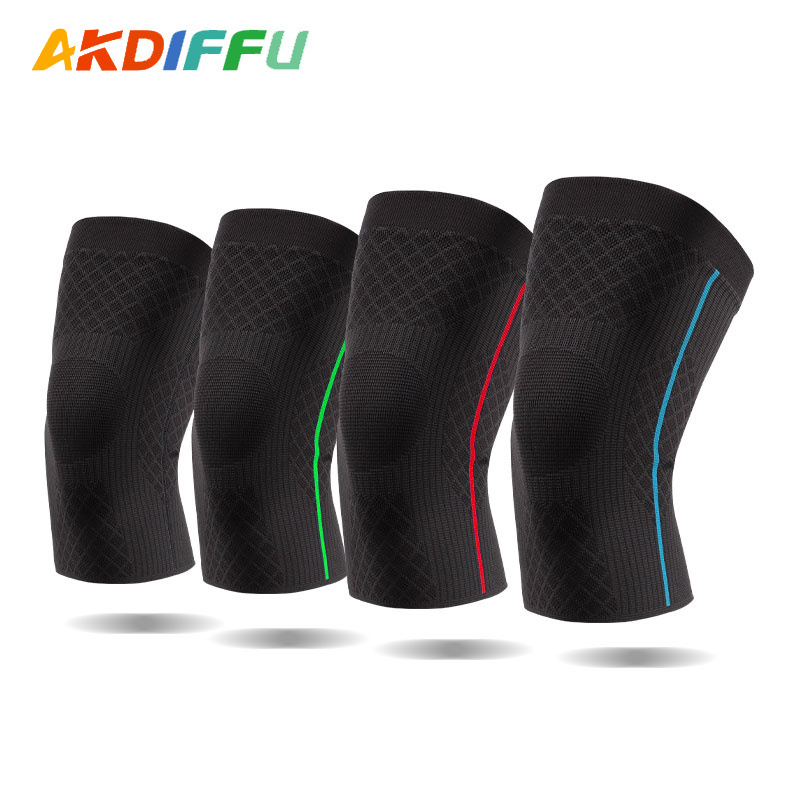 Deportes equipo de protección de punto rótula presión fitness baloncesto montañismo rótula delgada otoño e invierno al aire libre corriendo rótula