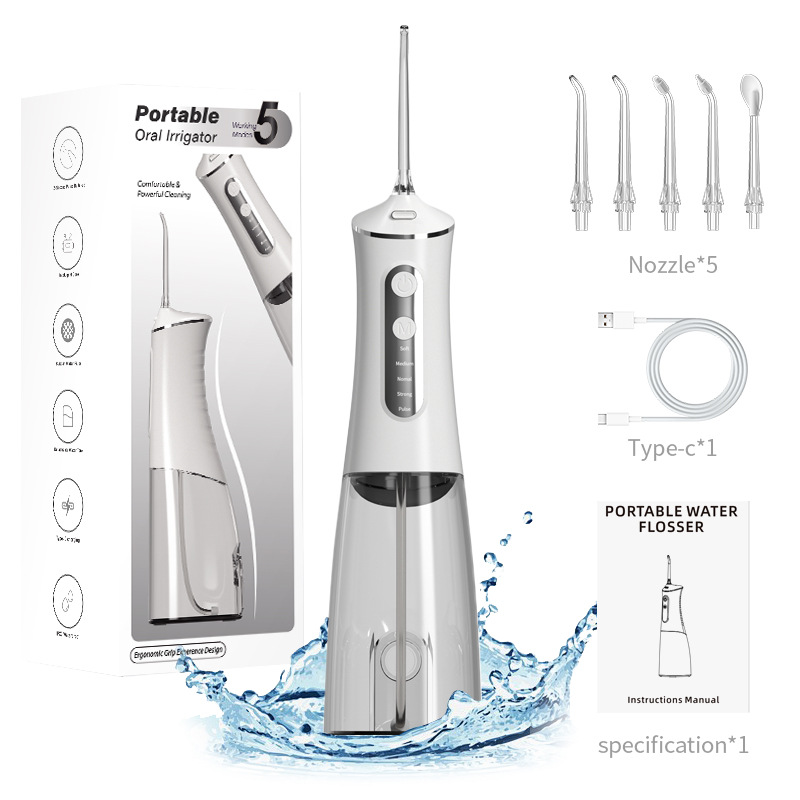 Cross-Border Electric Dental Irrigator, Portable Dental Cleaner, Water Flosser, Household Oral Irrigator, Dentist-Specific