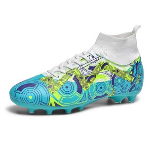 Cross-border 2025 new high top football shoes AG spike football shoes TF broken nail training shoes football men wholesale