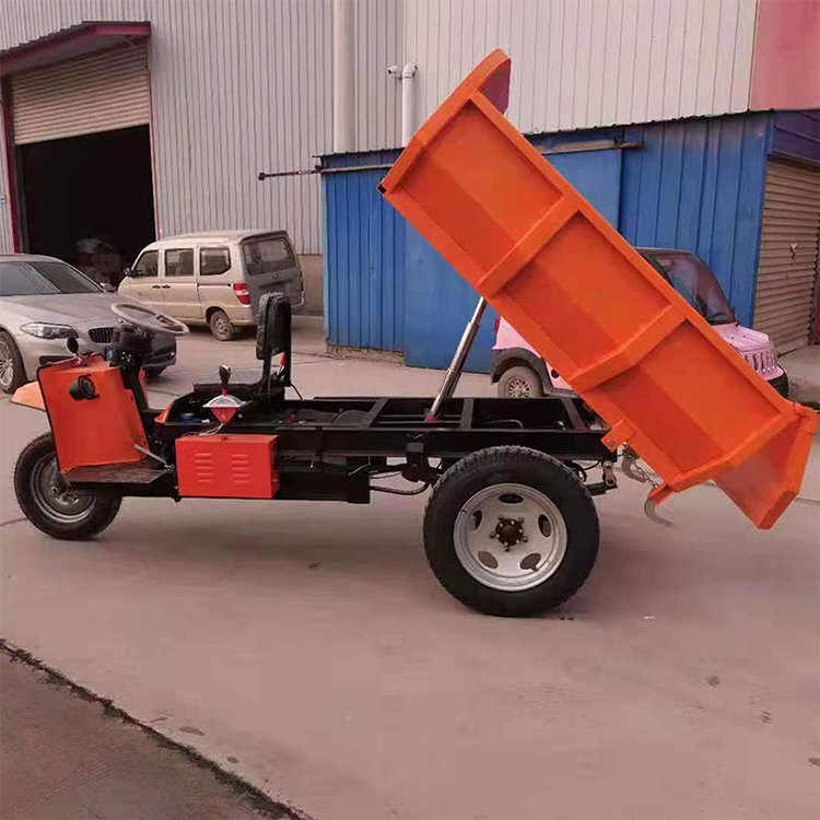 Triciclo eléctrico de minería con peso de descarga de 2 toneladas y 3 toneladas, camión de transporte de arenisca subterránea, tigre trepador de mina