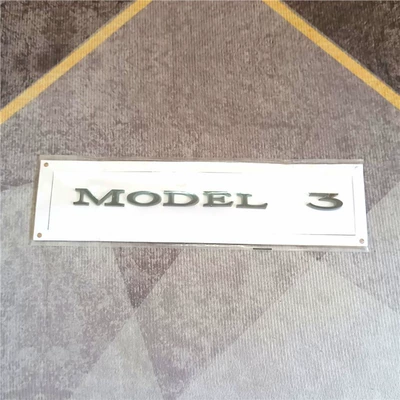 for front and rear car — Car logo - standard-high-end-matte-black-model3-a-beautiful-version