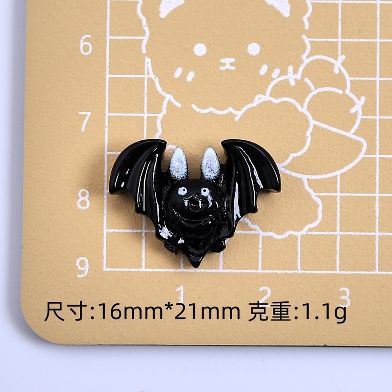 クリエイティブハロウィンカボチャゴースト手作り diy クリーム接着剤樹脂アクセサリー小さなアクセサリージュエリー材料パッケージ卸売|undefined