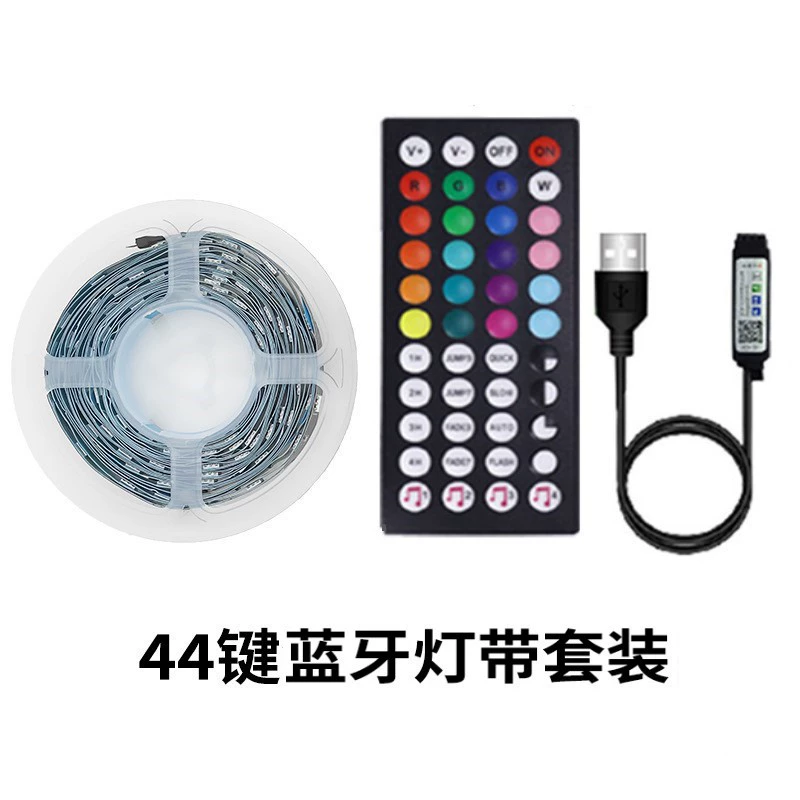Лента RGB световая сетка набор 44 клавиши 5V Bluetooth музыка 5050/2835 низкое напряжение USB ТВ фоновая LED лента